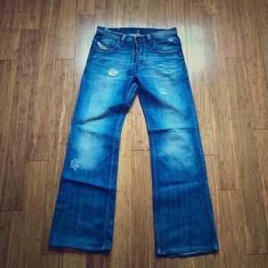 Diesel Tyel 772 Relaxed Bootcut Jeans 31 x 32